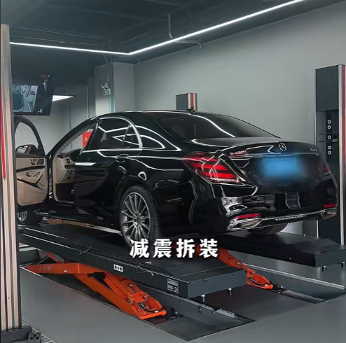 减震拆装作业中